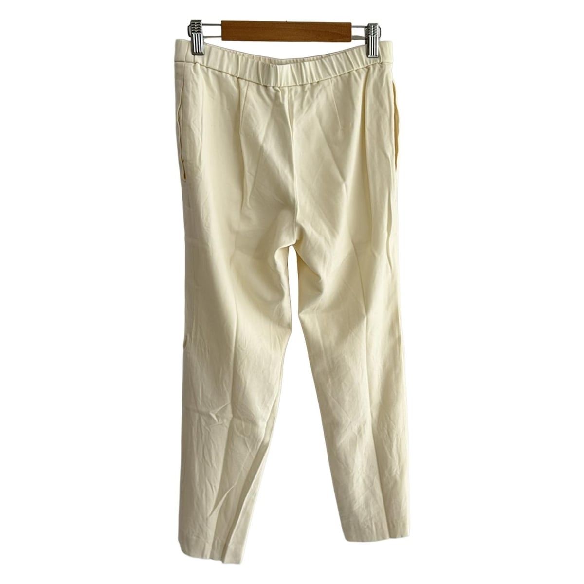 theory セオリー パンツ サイズ0 XS レディース - アイボリー フルレングス