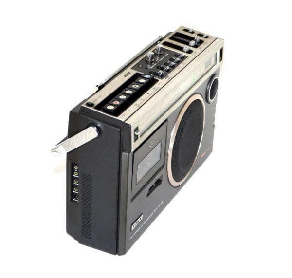 動作美品☆ SONY CF-1980 IIカセット動作 ラジオ受信OK ラジカセ