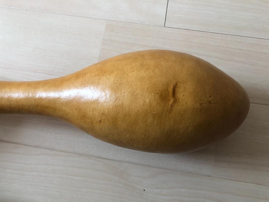 【美品】漆塗り瓢箪（弁柄色）首長ひょうたん #J019 縁起物 美品】漆塗り瓢箪（弁柄色）首長ひょうたん #J019 縁起物