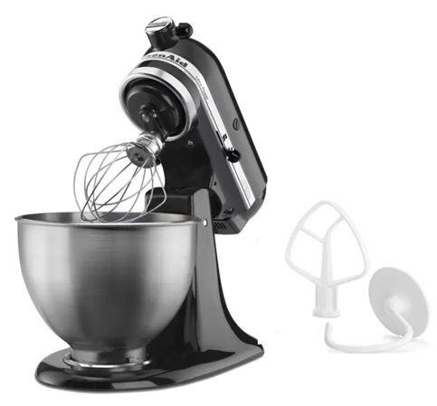 KitchenAid キッチンエイド スタンドミキサー4.3リットル ブラック ブレンダー Stand Mixer Black 生クリーム  家庭用電化製品 ケーキ - メルカリ