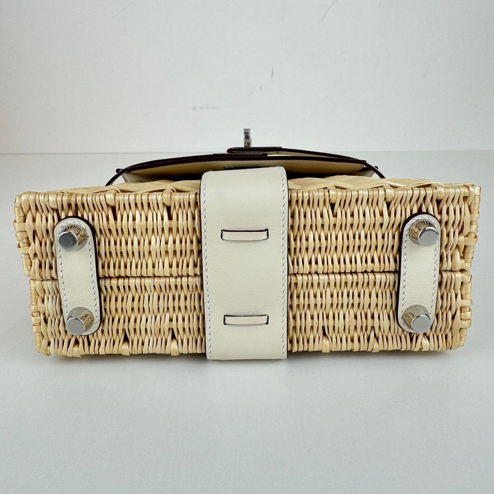 【出会えた一点物】HERMES ミニケリーダブルツアーナタ 新品未使用 HERMES エルメス Mini kelly picnic ミニケリー