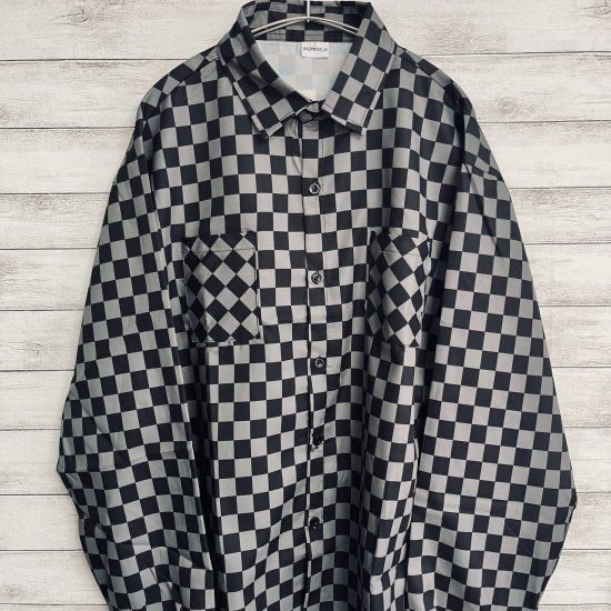 メンズ 秋冬 市松模様 チェック シャツ 長袖 韓国 ストリート - メルカリ 
