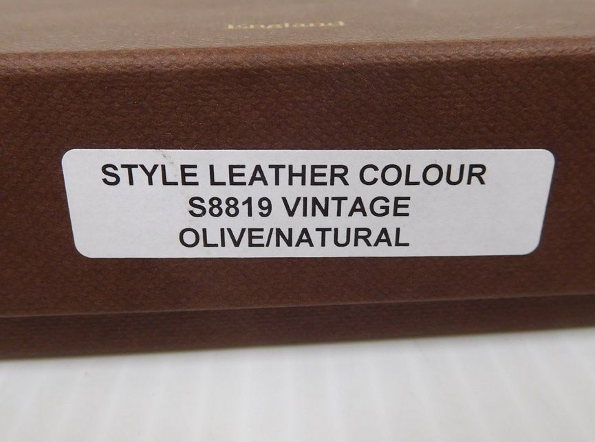 ホワイトハウスコックス 長財布 ヴィンテージレザー オリーブ S8819