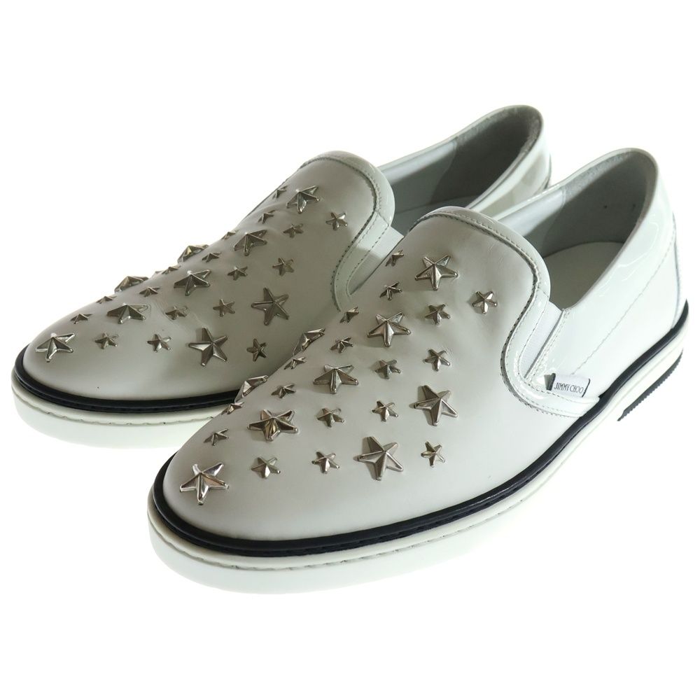 ジミーチュウ JIMMYCHOO SLOANE/スローン カモフラ柄グリッタ―加工スリッポンシューズ 43 ブラック調【529091_1】【99】 ドンドン見直し未使用品○JIMMY CHOO ジミーチュウ SLOANE スローン