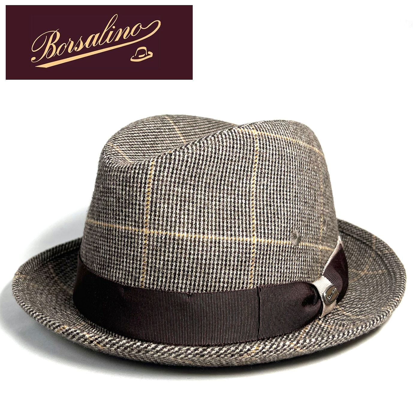 帽子 大きいサイズ クリスマス 中折れハット Borsalino ボルサリーノ