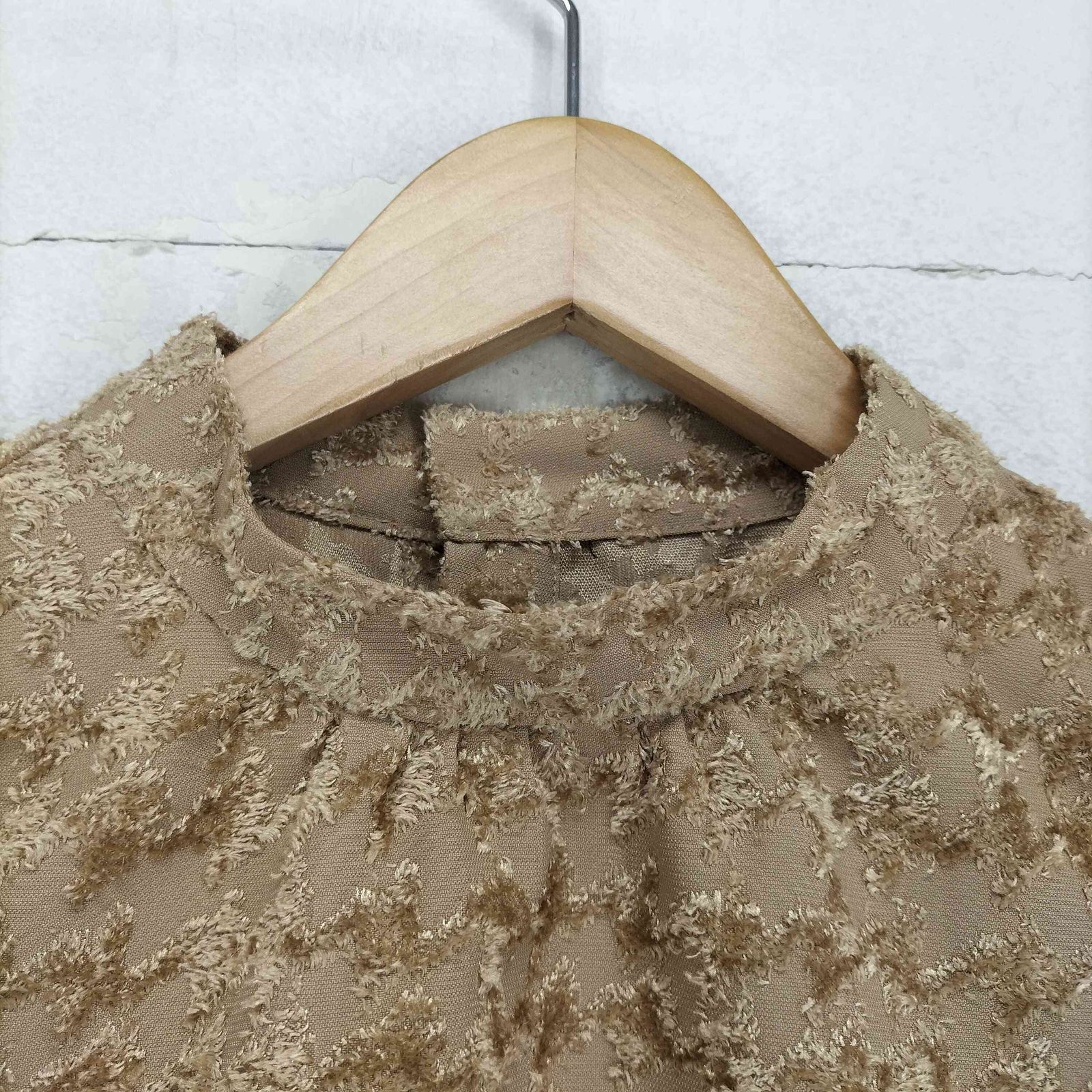 COUP DE CHANCE(クードシャンス) 24AW チドリジャカードブラウス レディース  36 中古 古着 0305 クードシャンス COUP DE CHANCE 24AW チドリジャカードブラウス