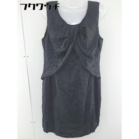 ◇ Donna Karan new york サテン調 ノースリーブ 膝丈