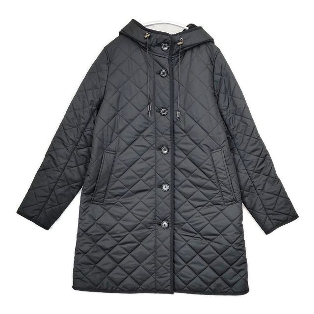 MACKINTOSH PHILOSOPHY フーデッドキルティングコート H5A17-941-09 中綿 裏ボア コート ブラック レディース マッキントッシュフィロソフィー 5-1002A∞