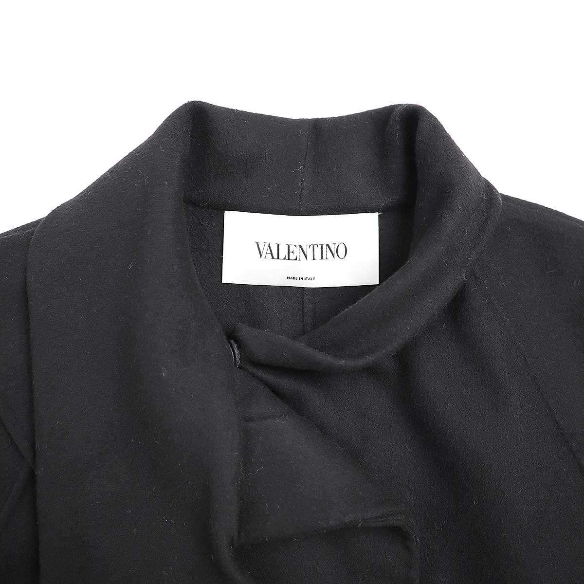 VALENTINO ヴァレンティノ 19AW Draped Collar Cape ウールカシミヤ