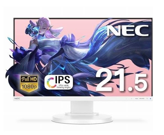 NEC LCD-E221N 21.5インチフルHD IPSワイドモニタースリムベゼル、広