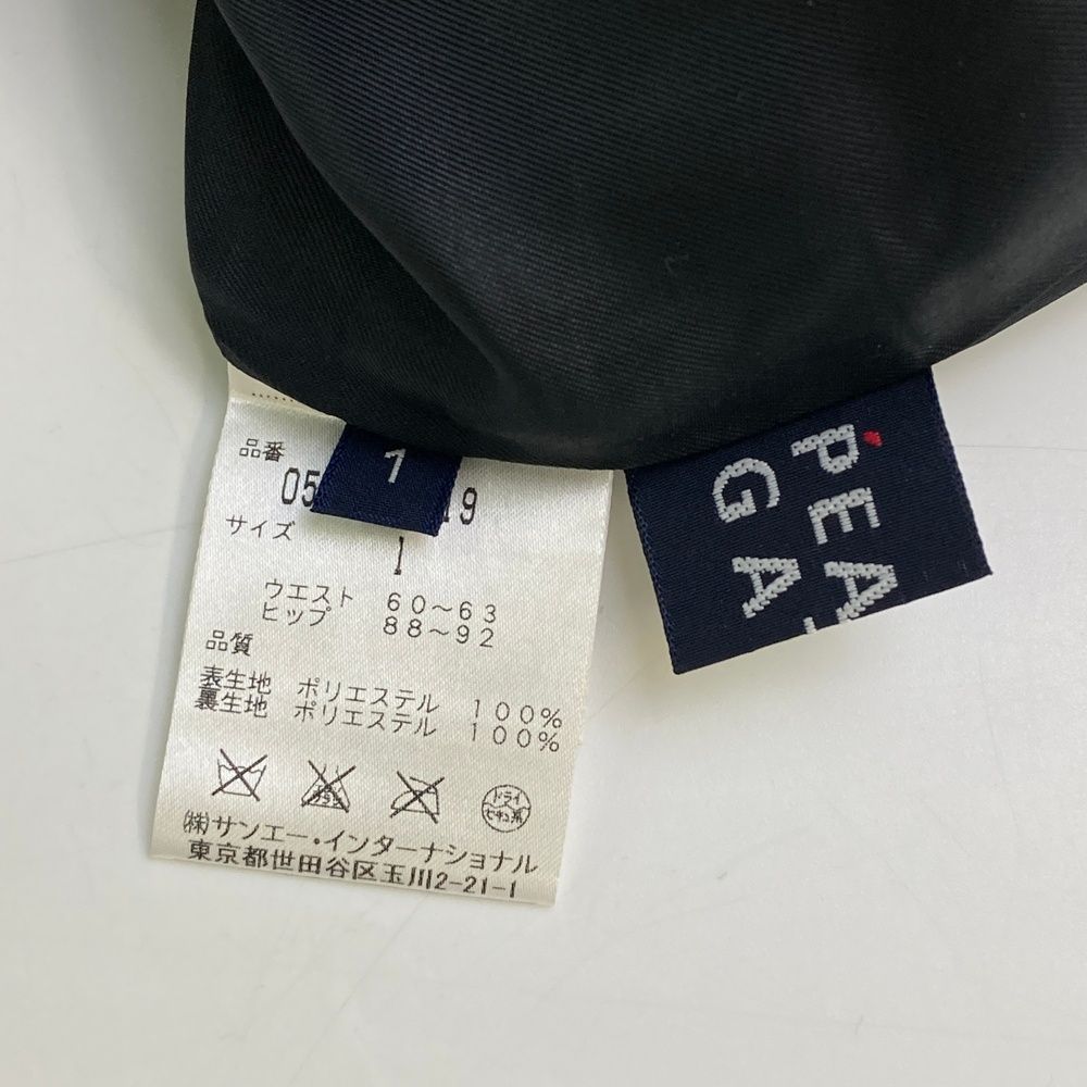 サイズ：1 PEARLY GATES パーリーゲイツ  裏地付プリーツスカート  ネイビー系 [240001263260] ゴルフウェア レディース ストスト サイズ：1 PEARLY GATES パーリーゲイツ 裏地付プリーツスカート