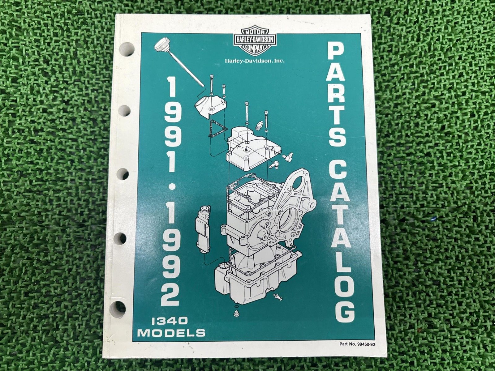 1340モデル パーツリスト 英語版 ハーレー 正規 最高 バイク 整備書