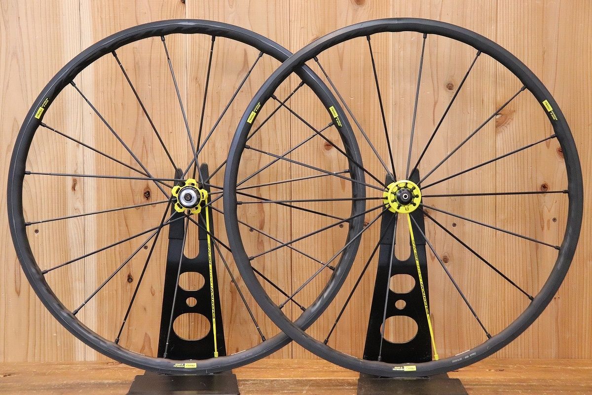 マヴィック MAVIC キシリウム KSYRIUM 125 アルミ クリンチャー ホイールセット シマノ 11S/12S エグザリット 【芦屋店】
