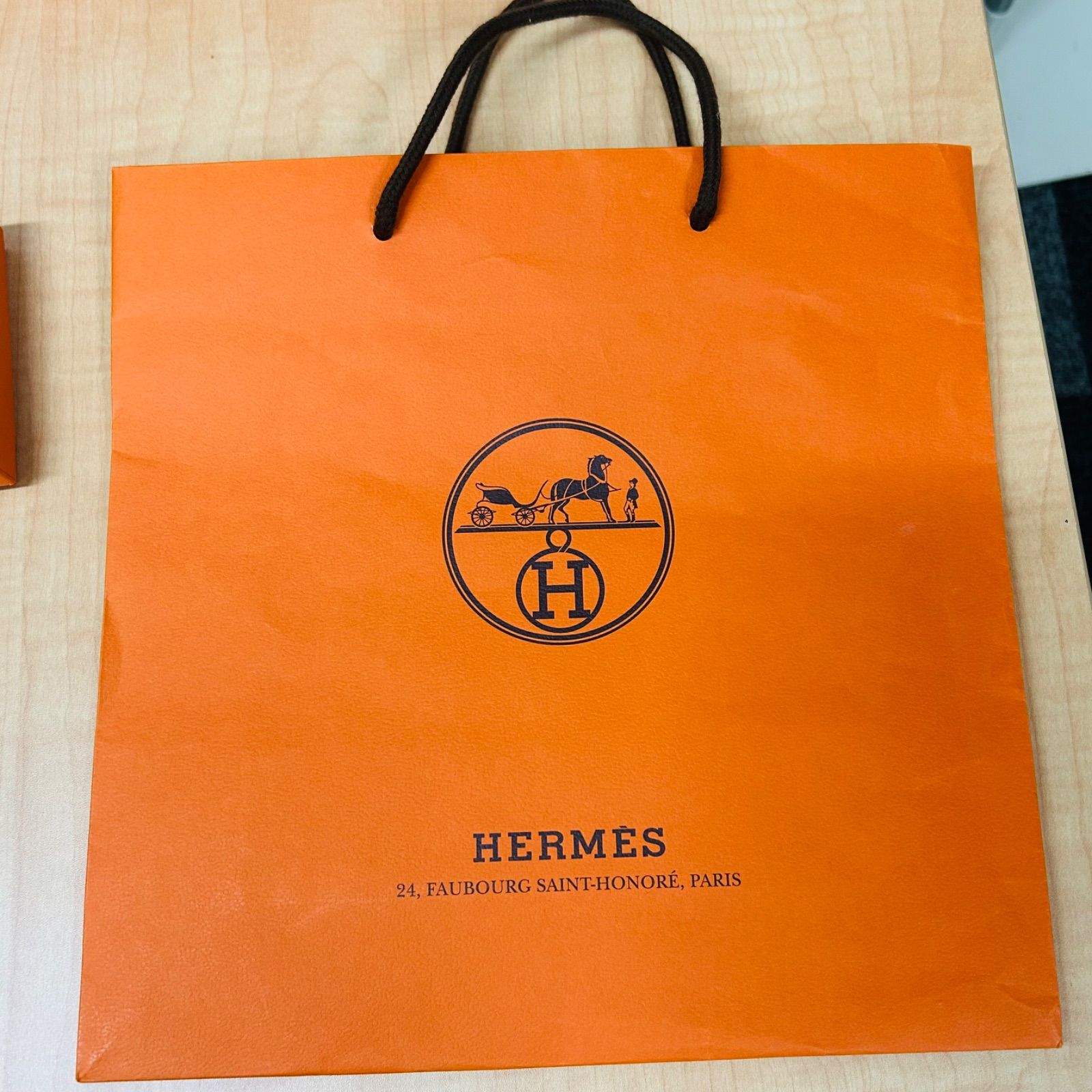 Hermès エルメス 空箱 紙袋 リボン ラッピング - メルカリ