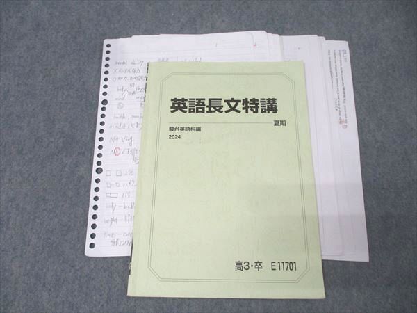 駿台 英語長文特講 テキスト 2024 夏期 大島保彦 008s0D 駿台 英語長文特講 テキスト 2024 夏期 大島保彦 008s0D - メルカリ