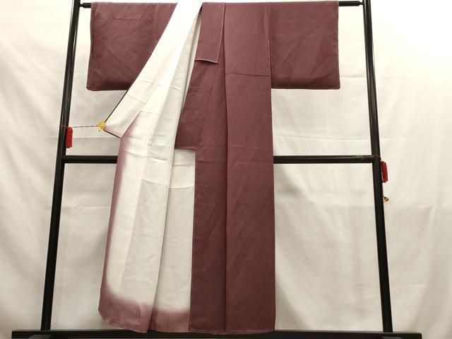 平和屋着物○上質な小紋 木版染め 花唐草文 正絹 逸品 AAAZ2369ph 平和