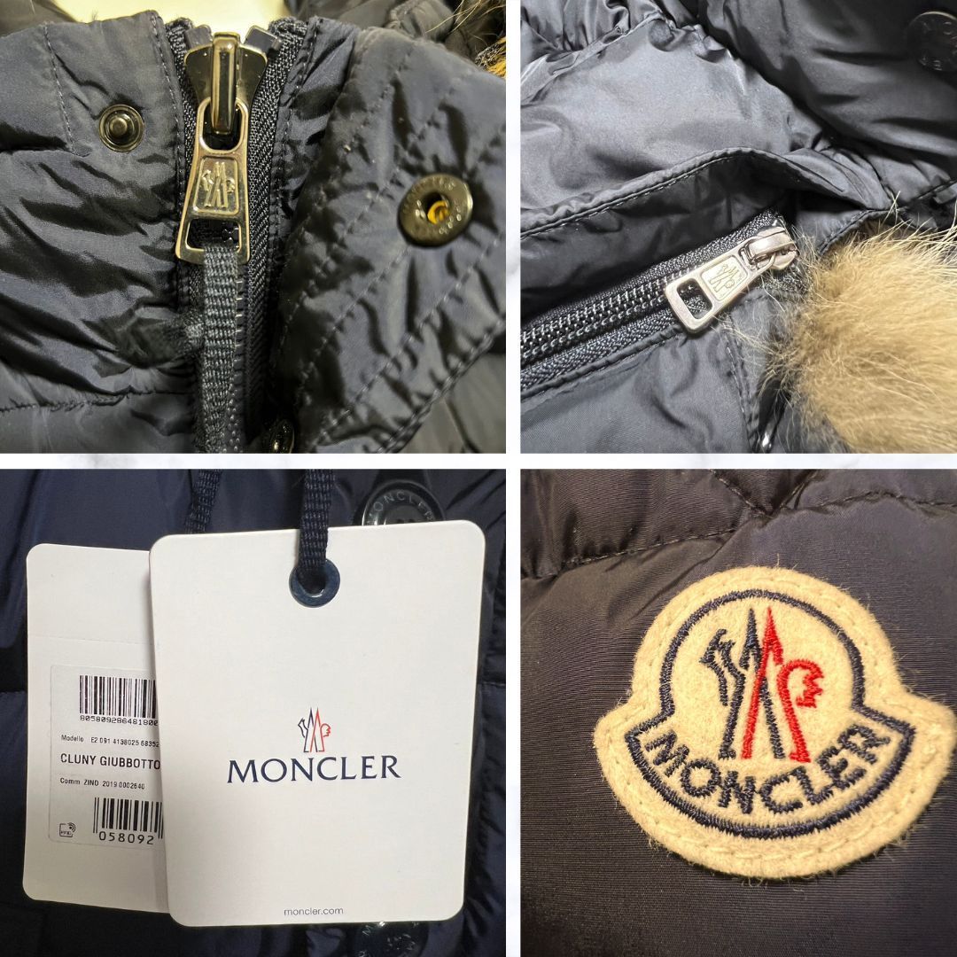 ☆未使用☆ MONCLER CLUNY クルーニー コヨーテファー ダウン