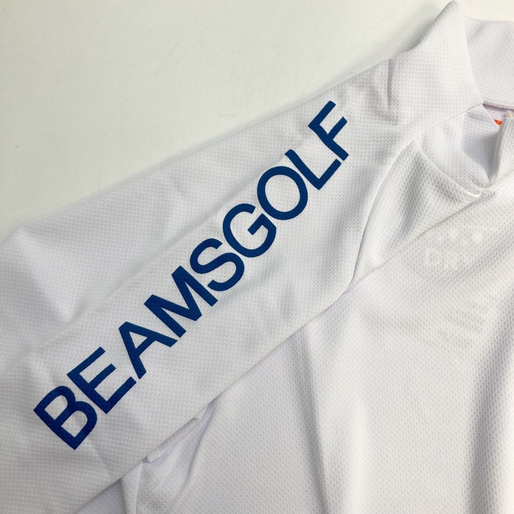 サイズ：S BEAMS GOLF ビームスゴルフ モックネック 半袖Tシャツ