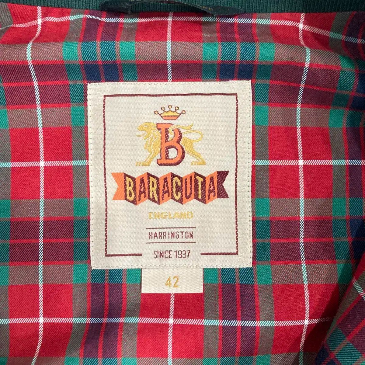 BARACUTA レーシンググリーンジャンパー 42