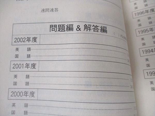 当時物 1981年版 早稲田大学 第二文学部 赤本 最近5ヶ年 当時物 1981