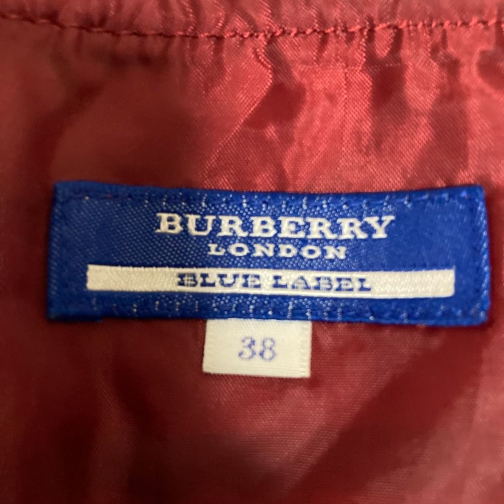 バーバリー★ブルーレーベル★レディース３８サイズ★美中古 美品 Burberry Blue Label バーバリーブルーレーベル チェック柄