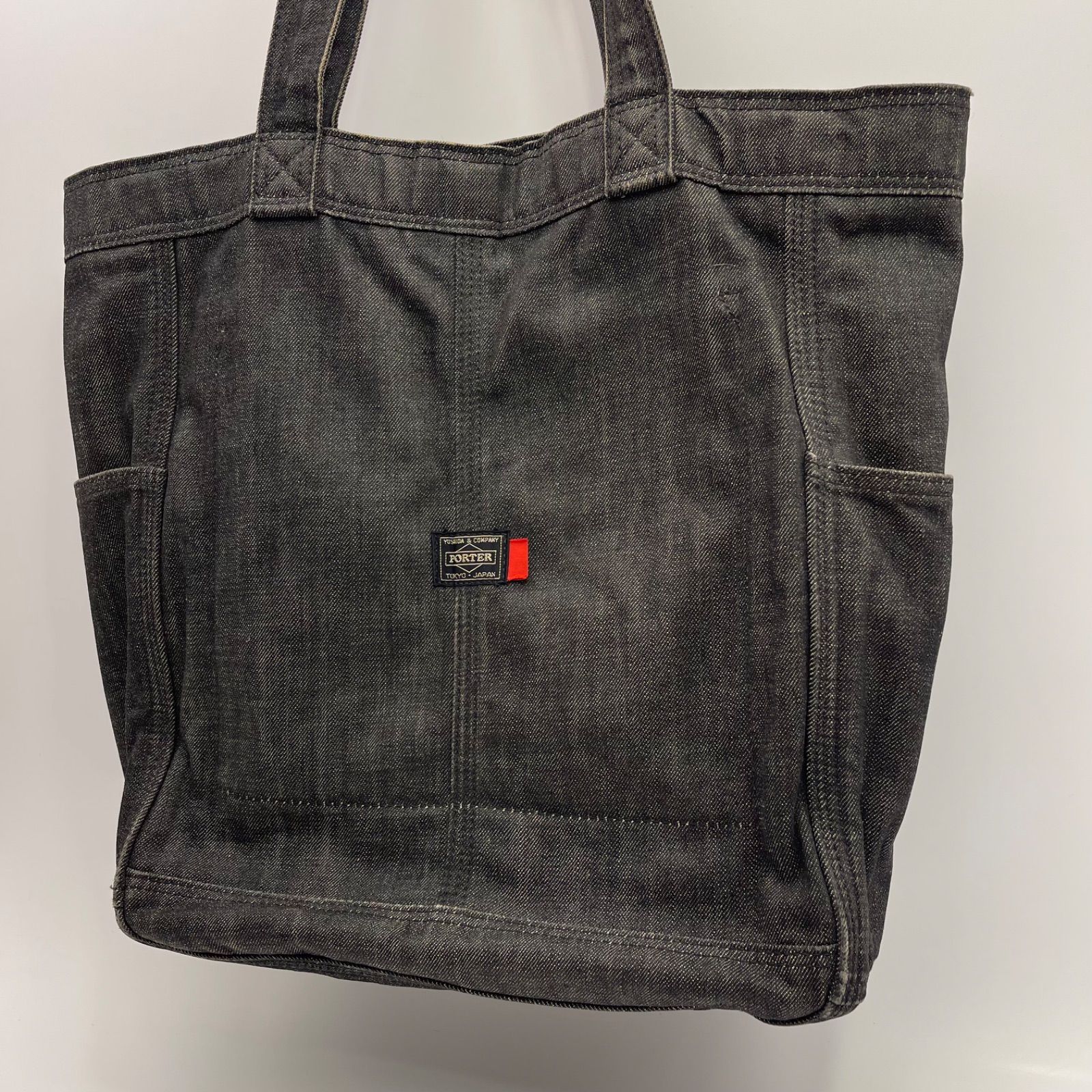 【激レア】PORTER×Levi's コラボ トートバッグ ブラック【美品✨】 PORTER Levi's ポーター リーバイス デニム コラボ トートバッグ