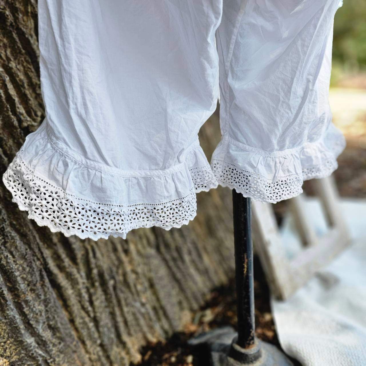 ヴィンテージ ドロワーズ ホワイト コットン VINTAGE(ヴィンテージ) white drawers cotton pants コットンの