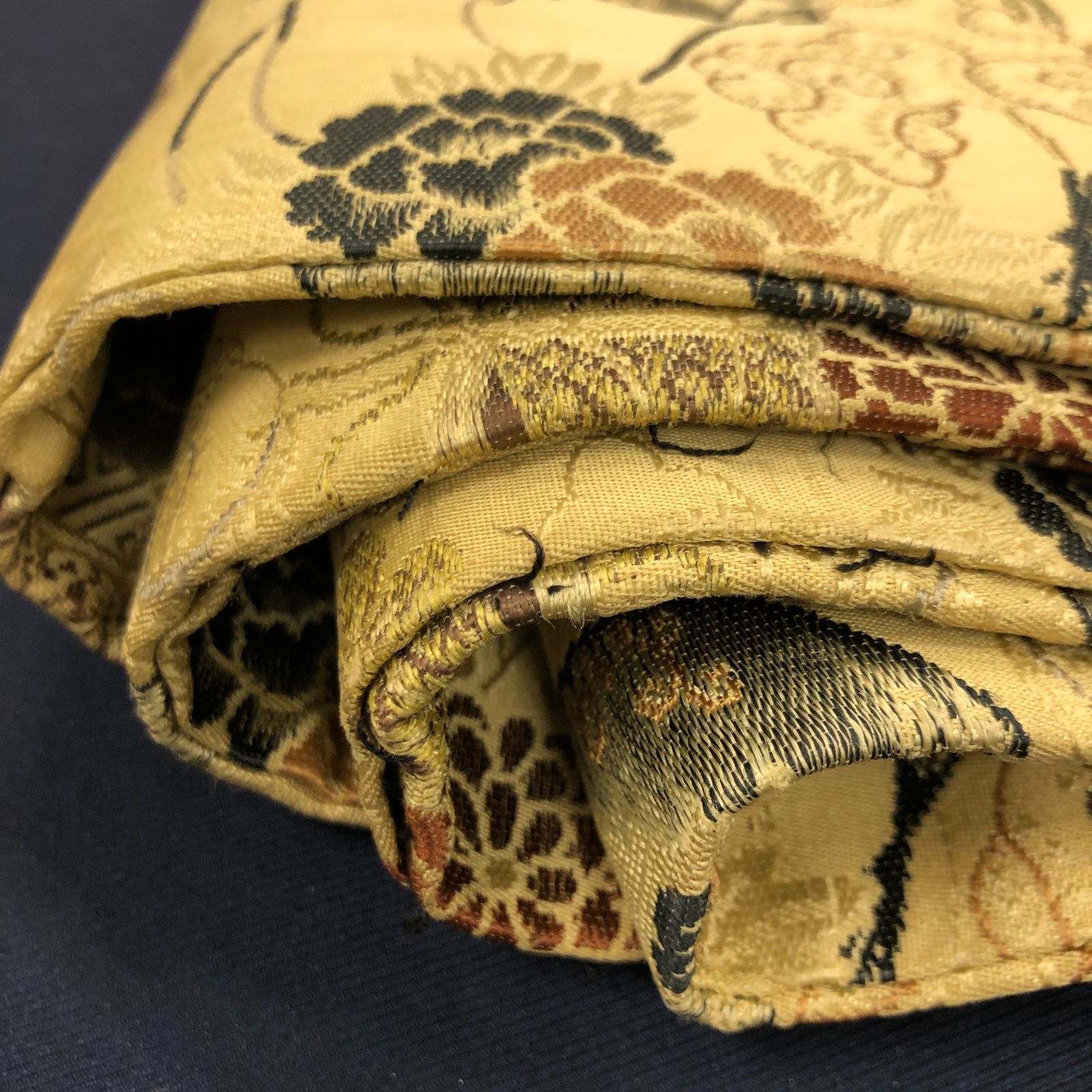 丸帯 正絹 アンティーク リバーシブル[あE199] - メルカリ