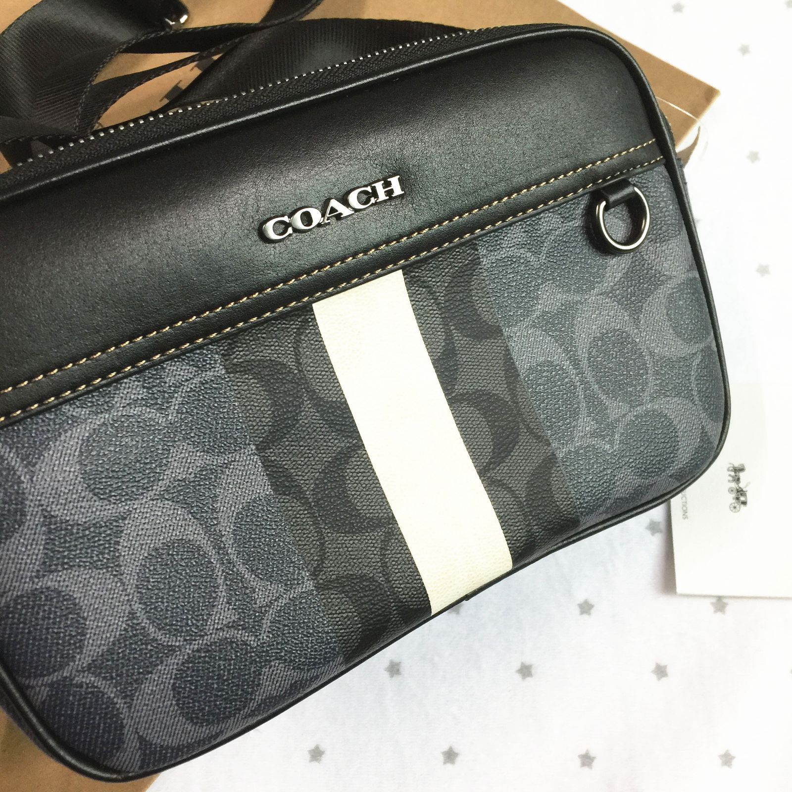 セール中】COACH コーチバッグ C9965 ミッドナイト ダブルジップ