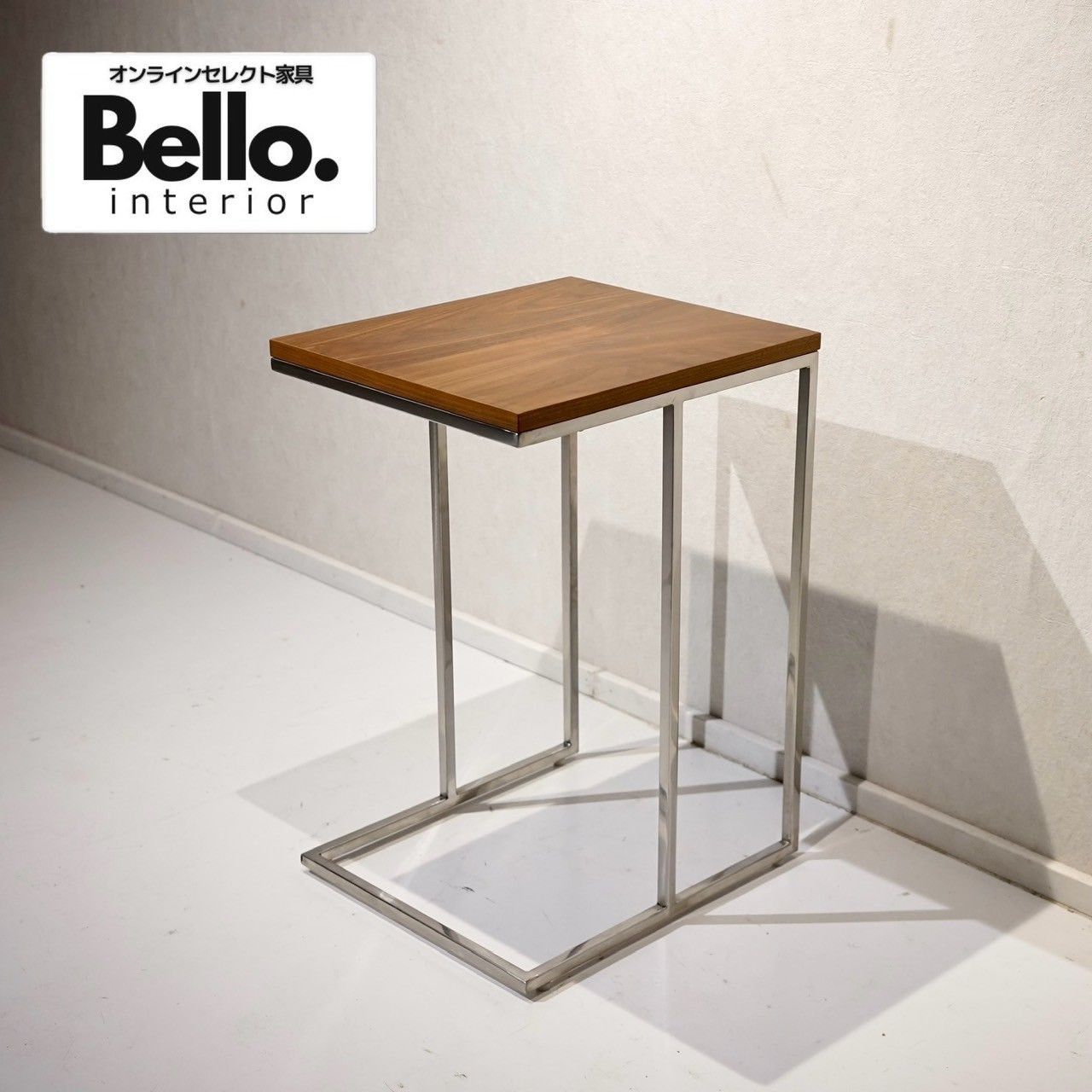 Bello select Moda en Casa モーダエンカーサ Garcon ギャルソン サイドテーブル コーヒーテーブル 木製 コの字型 テーブル モダン ナチュラル ミニマル