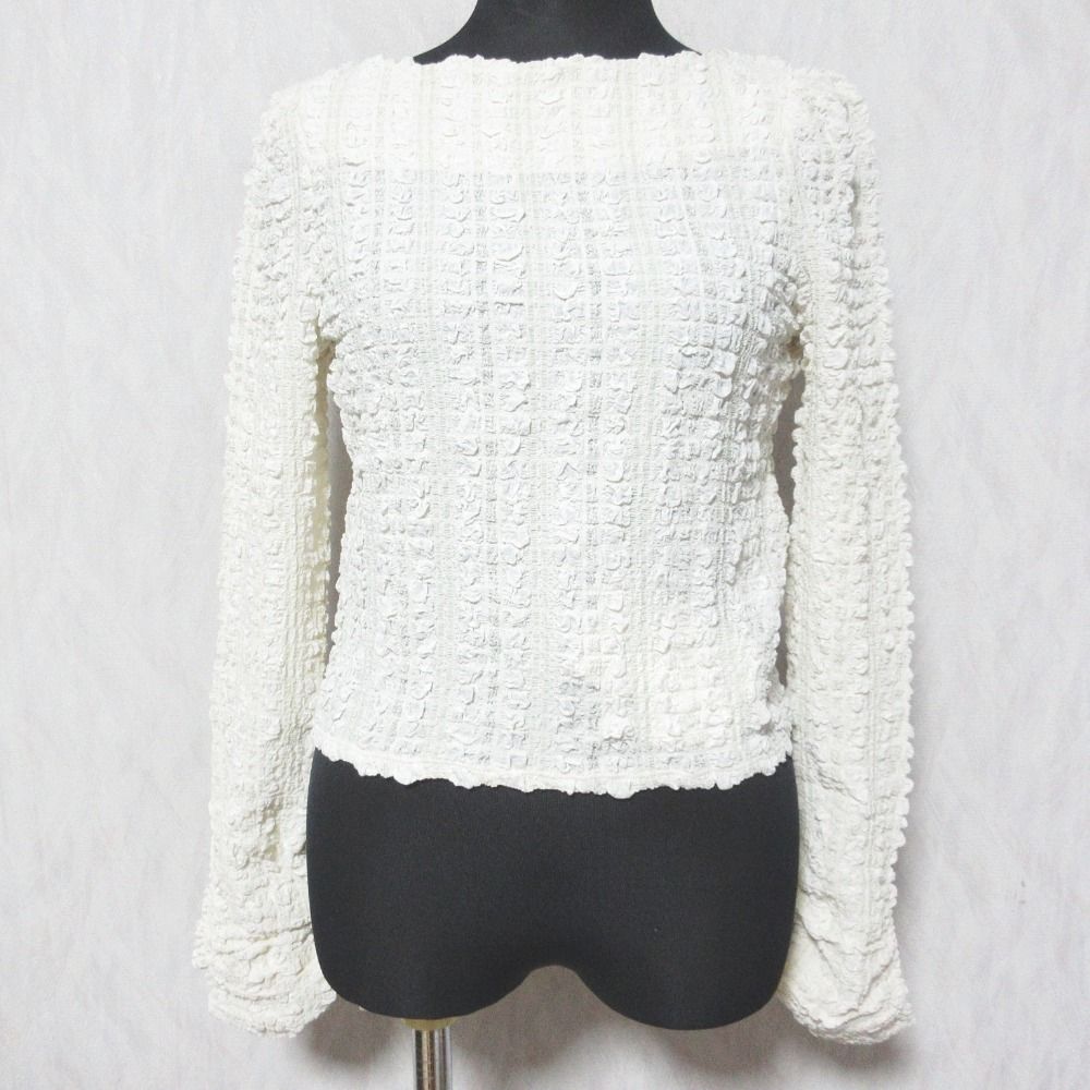 未使用 25SS CELFORD セルフォード クロップドシャーリングブラウス カットソー CWFB251091 サイズF ライトベージュ レディース 古着 中古 未使用 25SS CELFORD セルフォード クロップドシャーリング