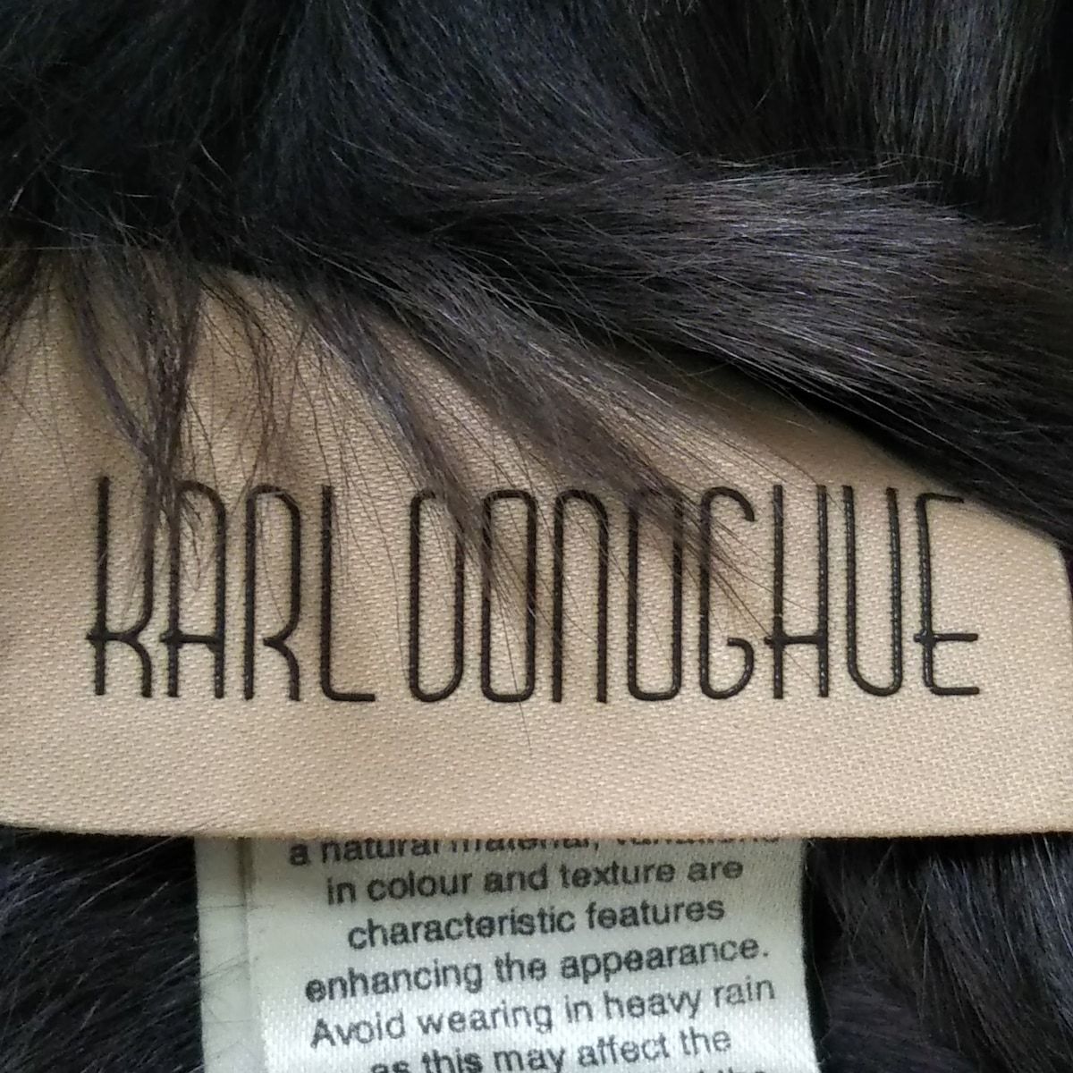 Karl Donoghue(カールドノヒュー) マフラー美品 - ダークブラウン