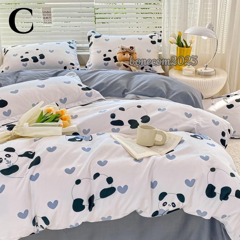 布団カバーセット 夏用 ダブル 綿100％日本製 おしゃれ 和式用 50×70枕カバー ボタニカル柄 緑 グリーン グレー 布団カバーセット 4点セット ダブル ワイドダブル 綿100