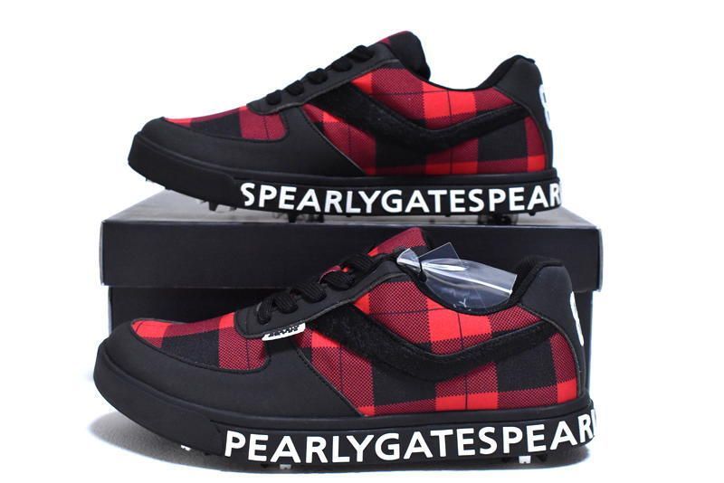 新品 ストア PEARLY GATES ロゴ ローカット ゴルフシューズ【23cm