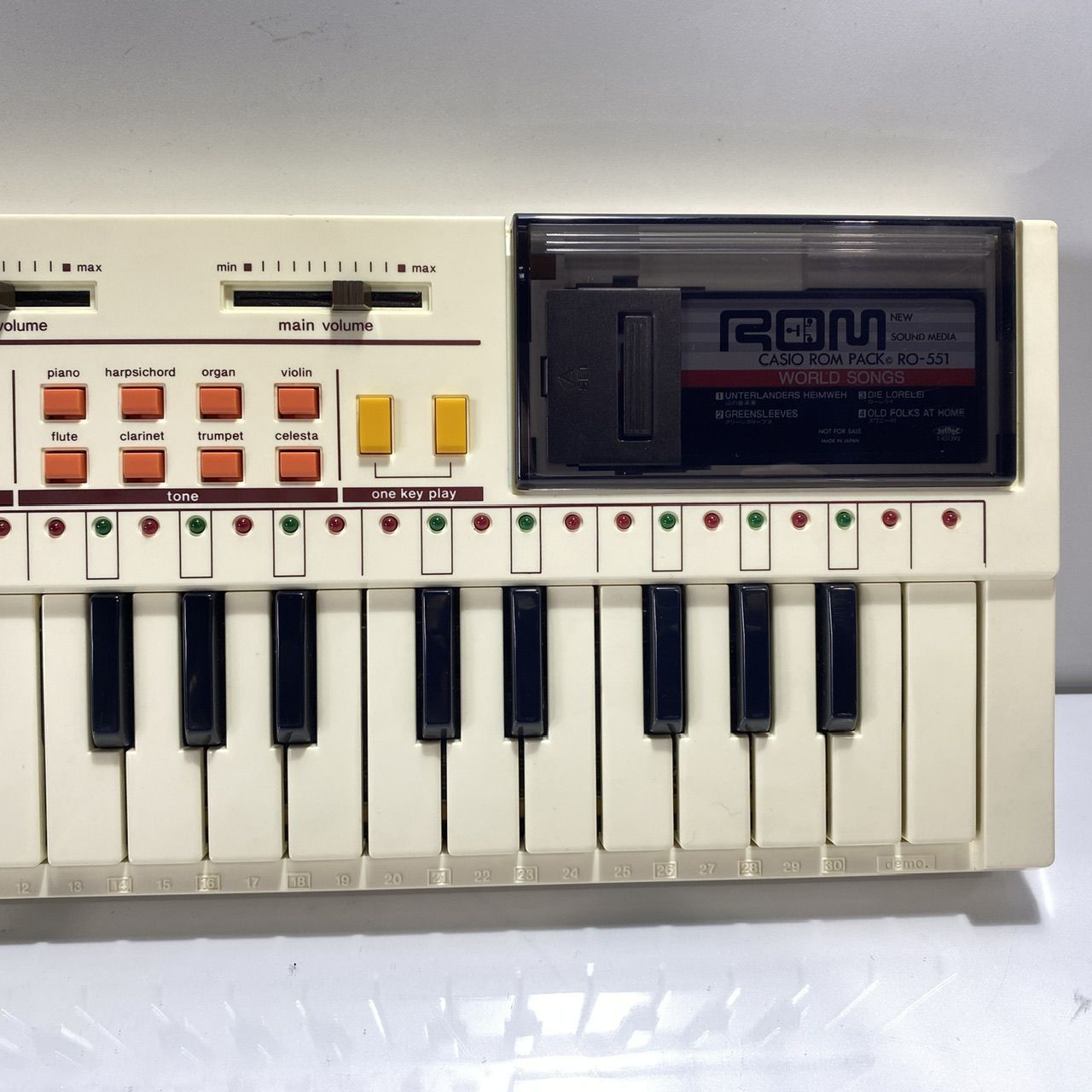 CASIO カシオ キーボード 昭和レトロ PT-80 (管理番号：OKU9758