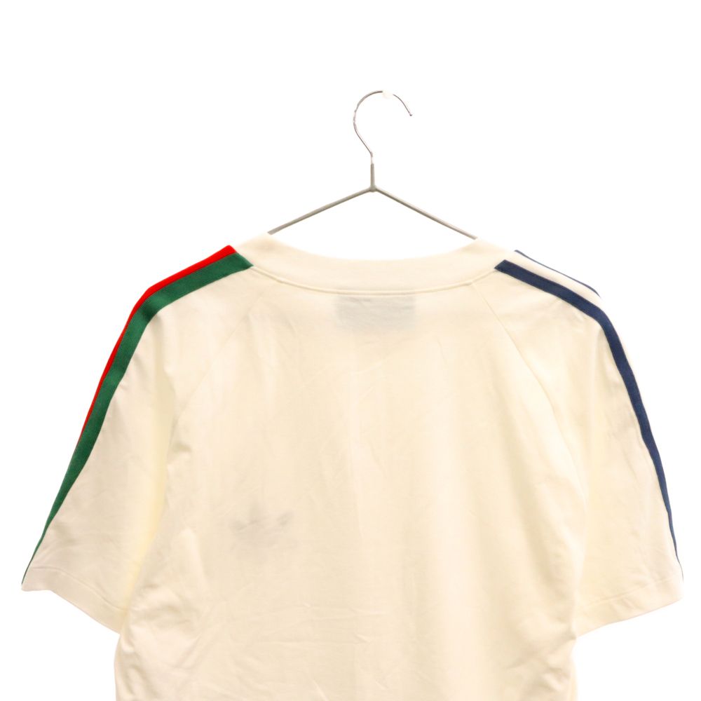未使用に近い　GUCCI adidas Originals　トレフォイルTシャツ 楽天市場】≪Brand new≫ Gucci x adidas Mens T-shirts XS