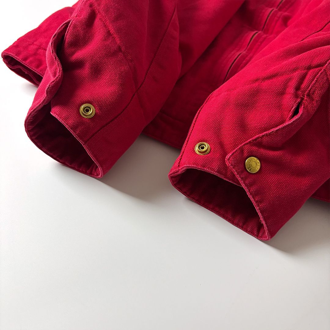 デトロイトジャケット L レッド 赤 ダックジャケット 襟