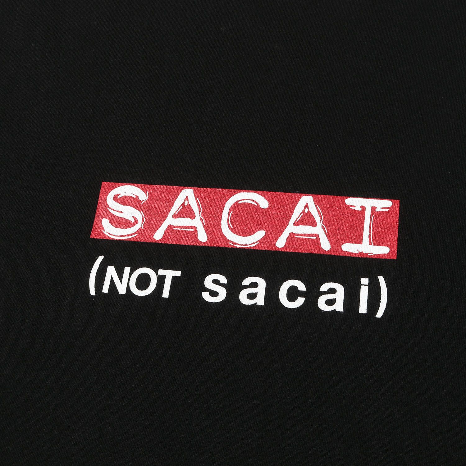 美品】Sacai サカイ Tシャツ サイズ:1 / fragment design BOXロゴ