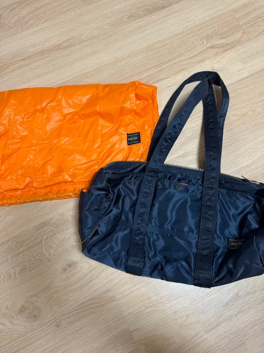 Porter(ポーター) タンカー ダッフルバッグ アイアン ブルー