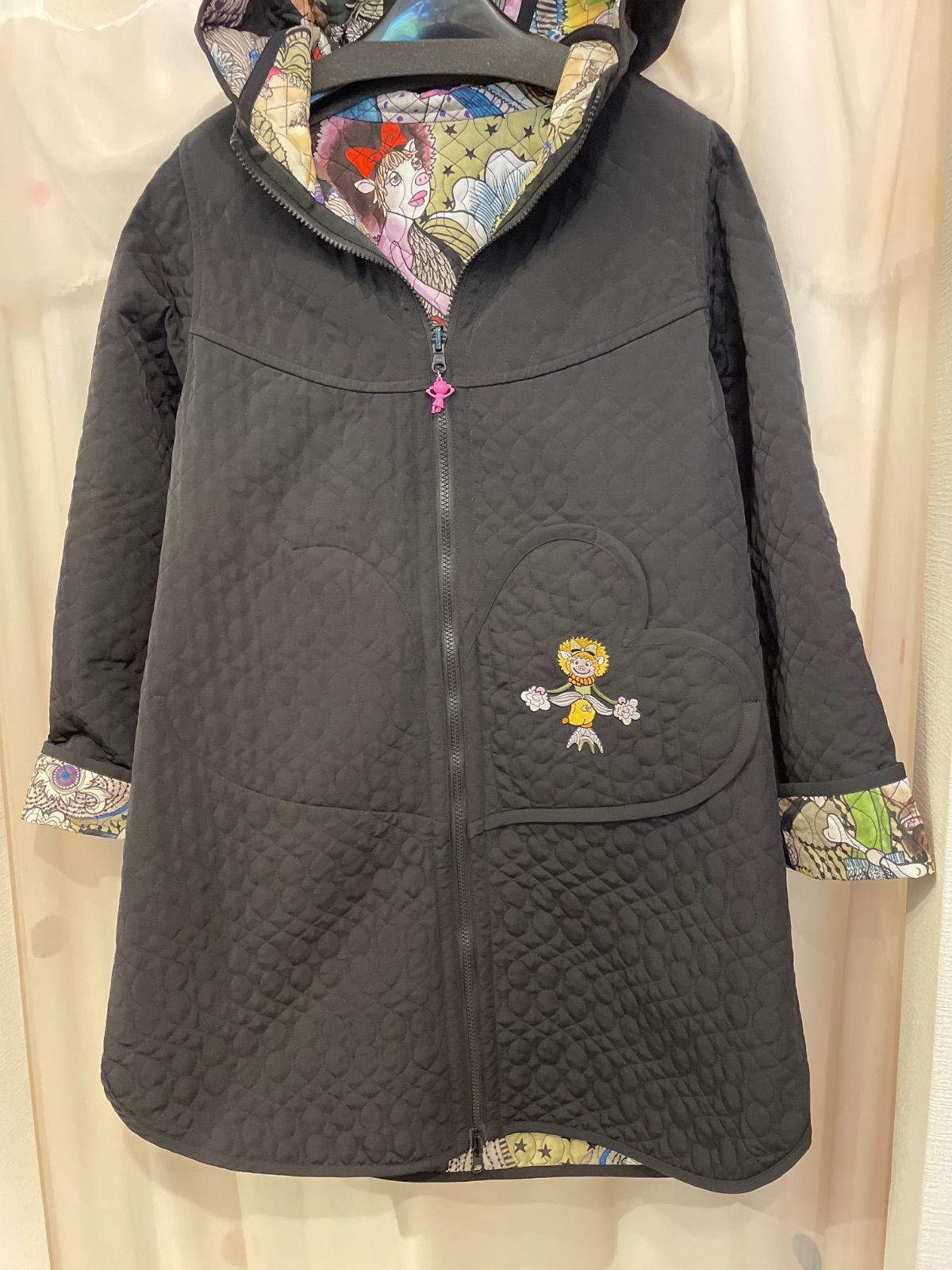 アルベロベロのリバーシブル コート