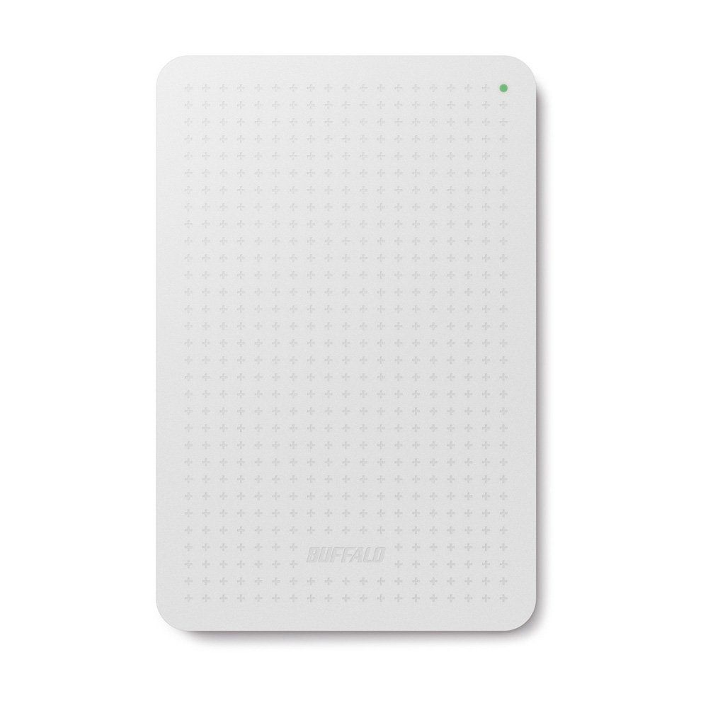 BUFFALO ミニステーション ターボPC EX2 Plus対応 USB3.0ポータブルHDD 1TB ホワイト HD-PCF1.0U3-BWC [ホワイト] [1TB]