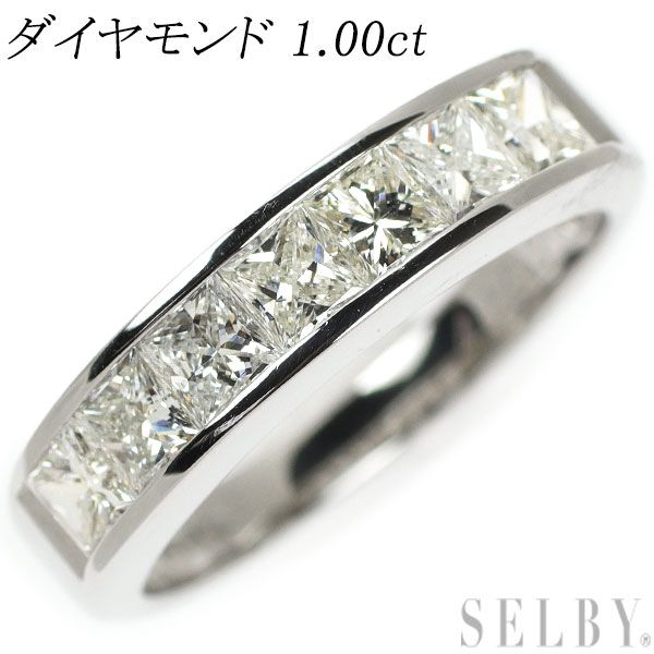 値下げしました❗️PT900プリンセスカット1ct１文字ダイヤモンドリング 楽天市場】ダイヤモンド リング/指輪 1.0カラット プラチナ900