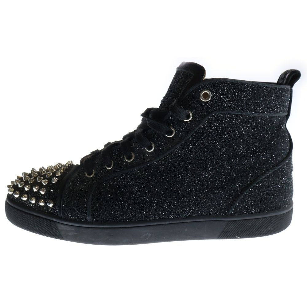 クリスチャンルブタン スタッズ グリッター ハイカットスニーカー ラメ　35 Christian Louboutin 美品 クリスチャンルブタン ルイス