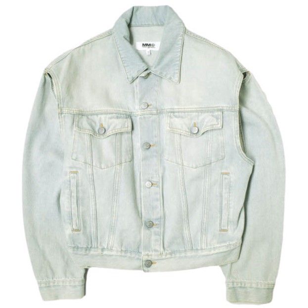 MM6 エムエムシックス 19SS イタリア製 OPEN SLEEVE DENIM CAPE JACKET オープンスリーブデニムケープジャケット S32AM0297 S30460 36 Gジャン Maison Margiela メゾンマルジェラ 3rd