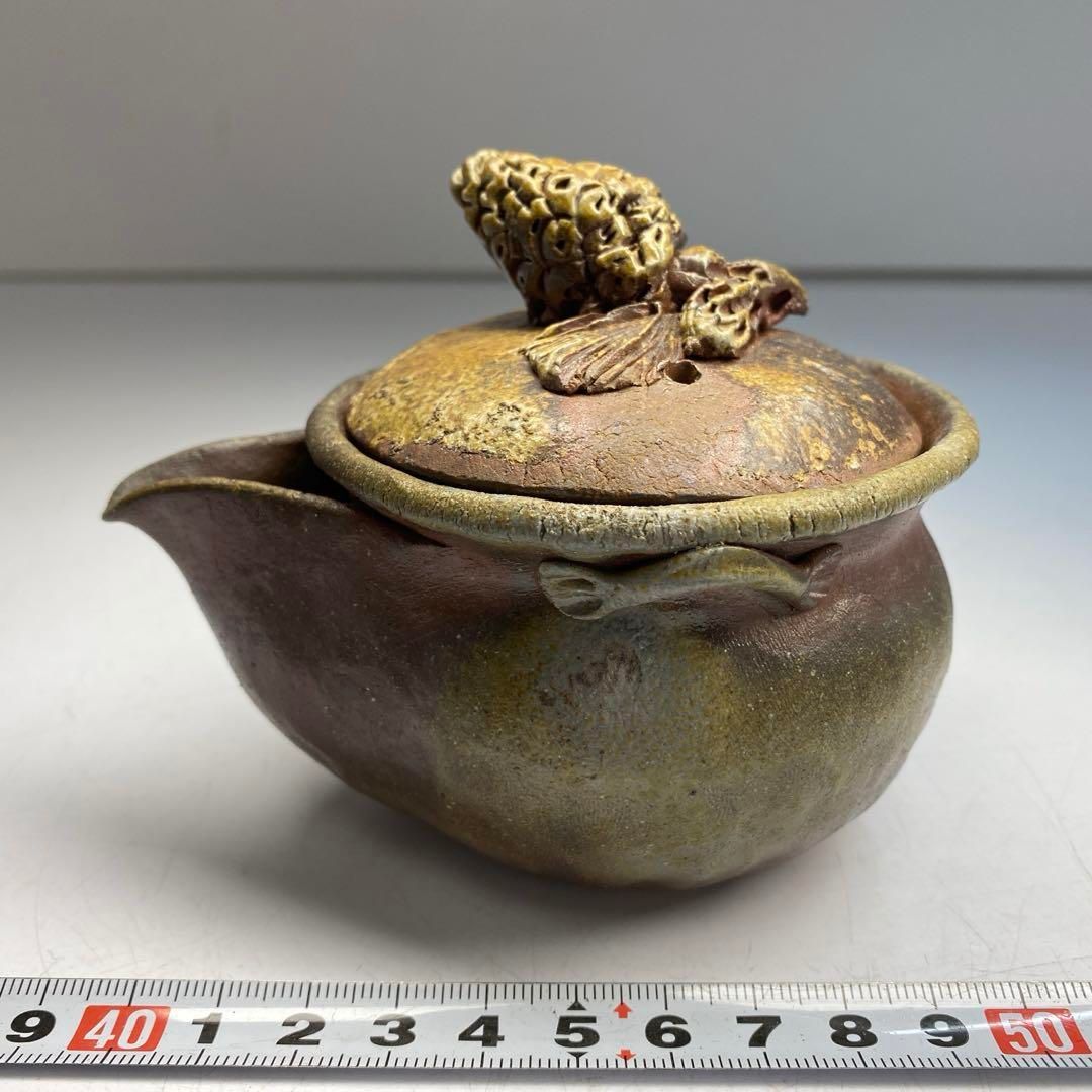 備前在銘 宝瓶 横幅約11㎝ 東Y6-0329 トヒト