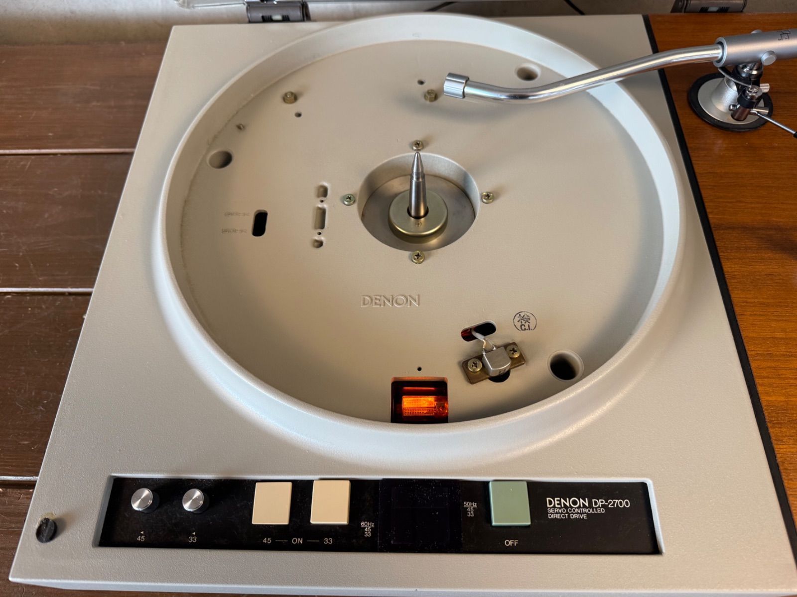 DENON DP-2700 レコードプレーヤー｜通電 済 現状品 昭和レトロ ビンテージ ターンテーブル オーディオ