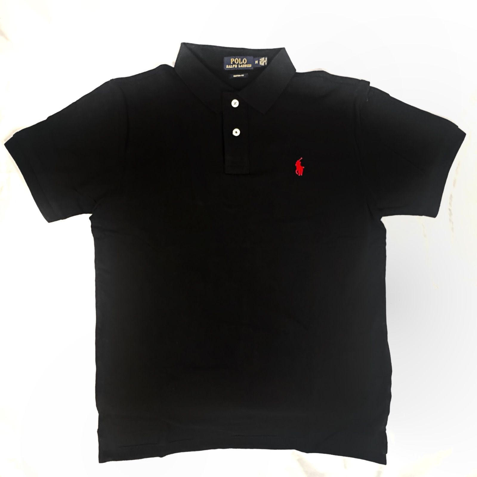 ポロラルフローレン POLO RALPHLAUREN ポロシャツ ブラック 黒 M