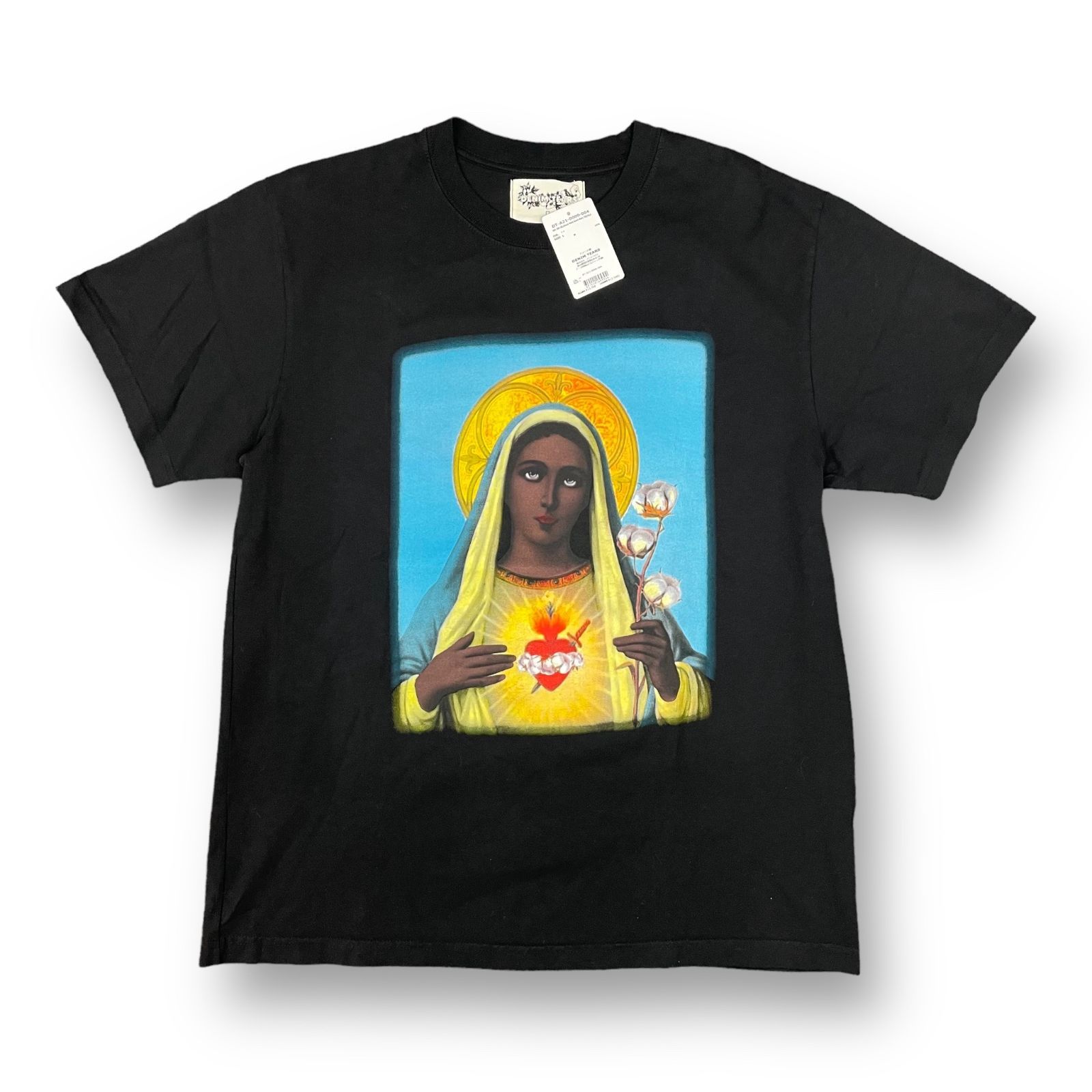 新品 DENIM TEARS Mary - Saint ブラックマリア Tシャツ