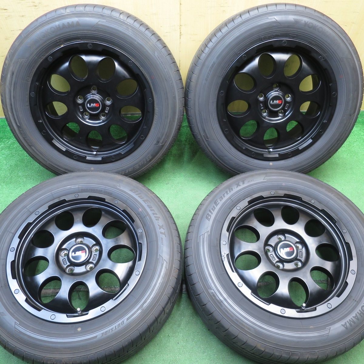 4本価格☆LEHRMEISTER CS-9 225/65R17 ヨコハマ BluEarth-XT AE61 レア 