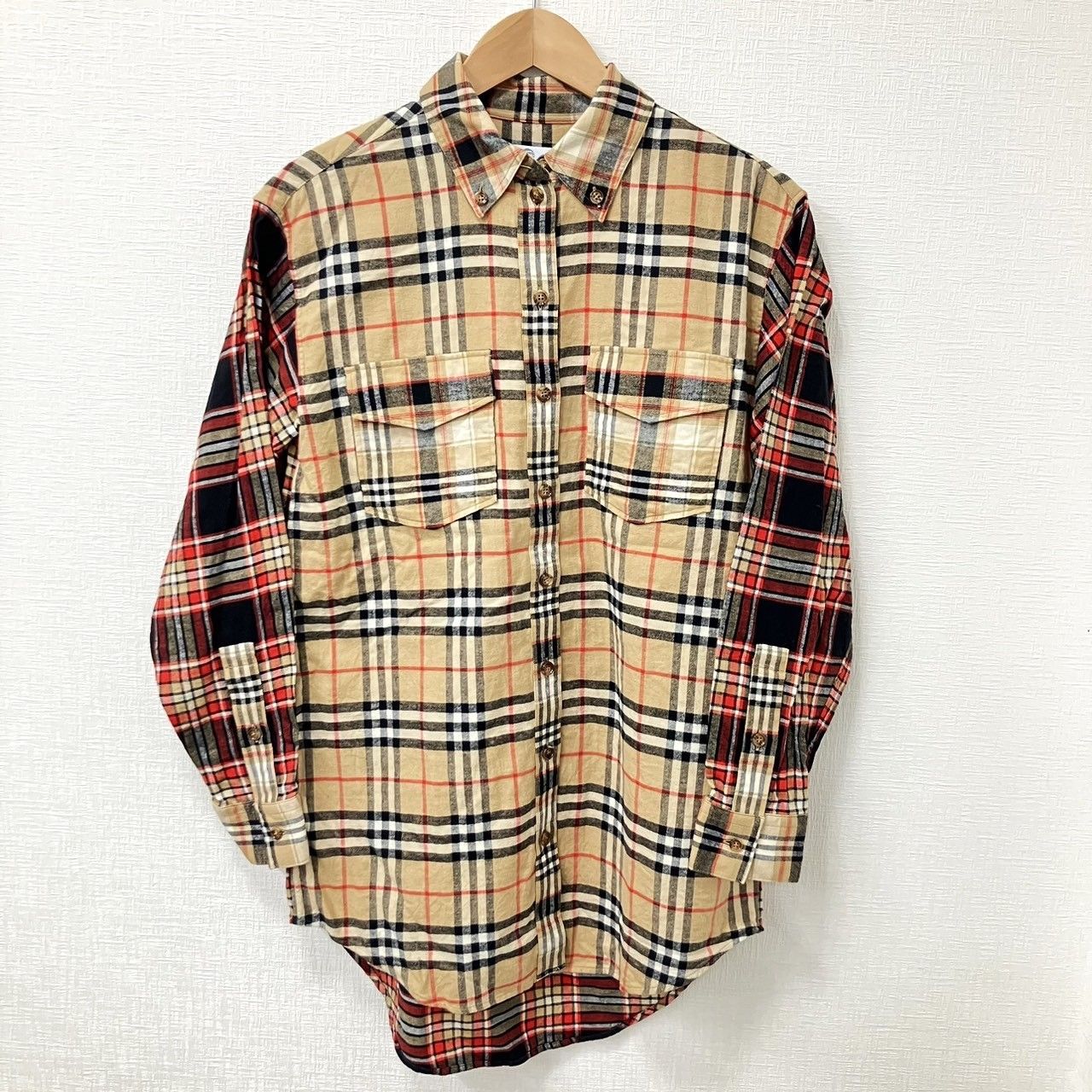 Burberry バーバリー ネルシャツ 中古・古着通販】BURBERRY (バーバリー) 22SS チェック